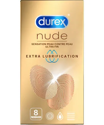 Durex Nude Extra Lubrification