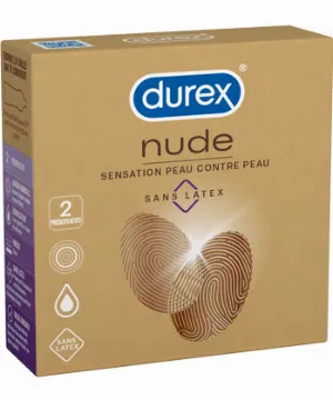 Durex Nude Sans Latex (par 2)