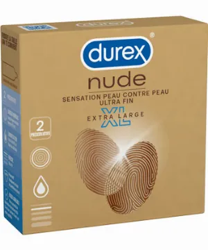 Durex Nude Extra Large (par 2)