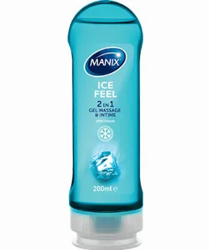 Manix Ice Feel - Gel Massage & Intime 2 en 1