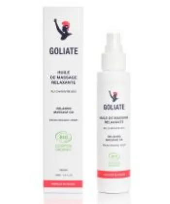 Goliate Huile de Massage Relaxante (au chanvre)