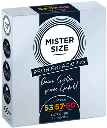 Mister Size Set d'essai Medium 53-57-60